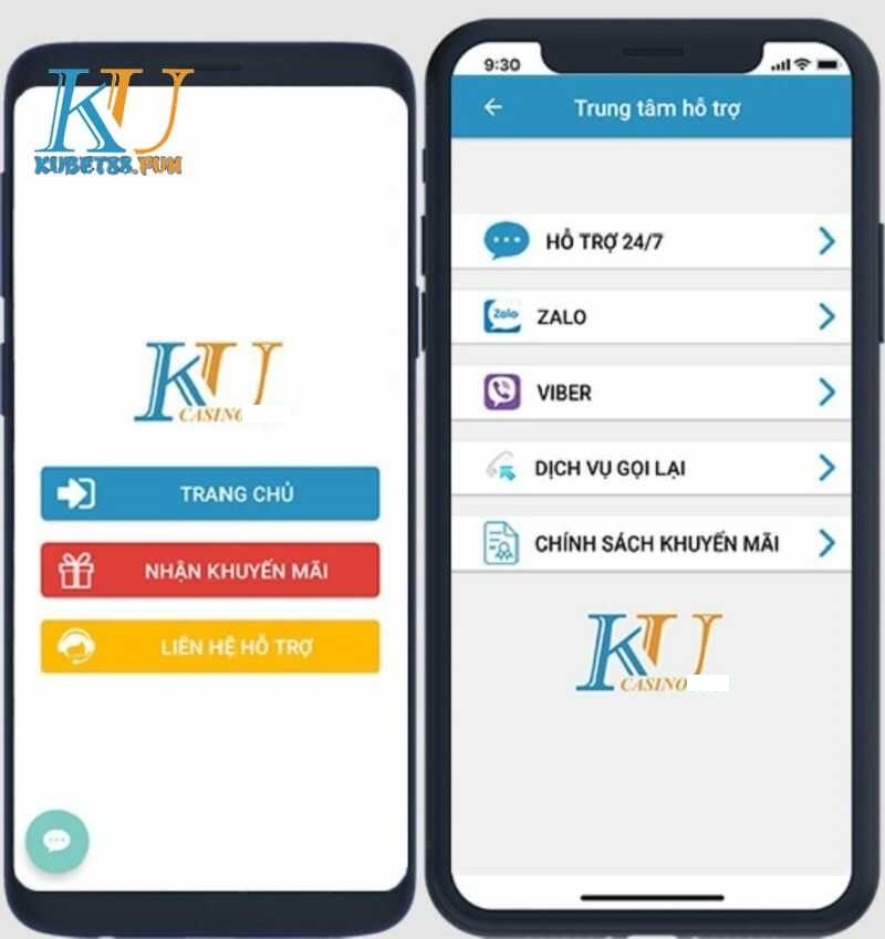Hướng dẫn liên hệ bộ phận hỗ trợ (CSKH) KUBET - KU Casino 3 Truy cập hệ thống hỗ trợ của Kubet trên điện thoại